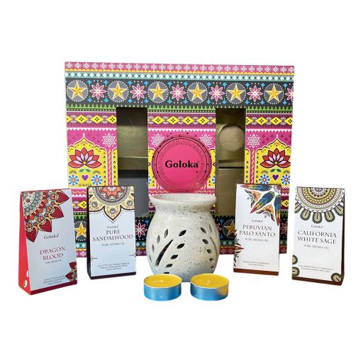 Goloka Mindful Moments Aroma Oil Gift Set (4 x 10 ml)