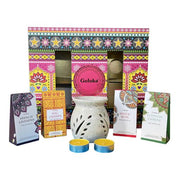 Goloka Aroma Oasis Gift Set - Oil Burner & Aroma Oil Set