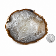 Natural Thick Agate Slice - 4.5-7.0 inch