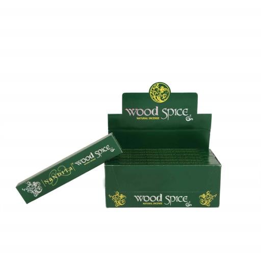 Nandita Wood Spice Hand-Rolled Masala Incense Sticks (15g)