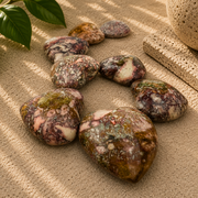 Pink Porcelain Jasper Heart - 1.75-2 inch