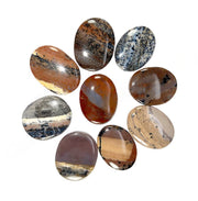 Dendritic Agate Worry Stone - 1.5 inch