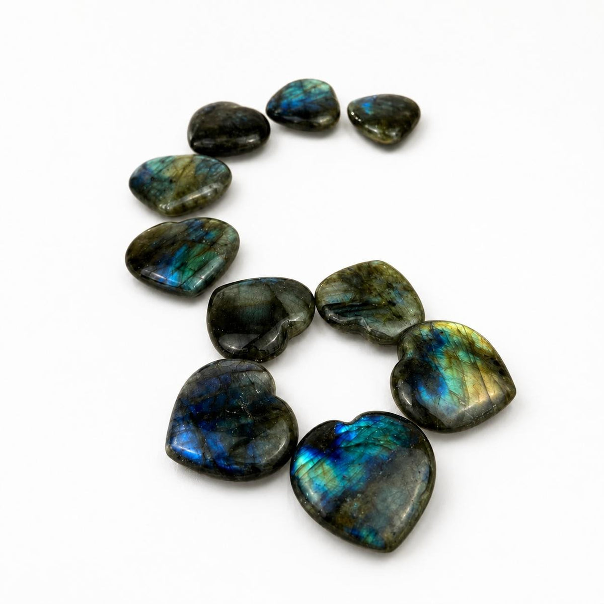 Labradorite Heart - 1 inch