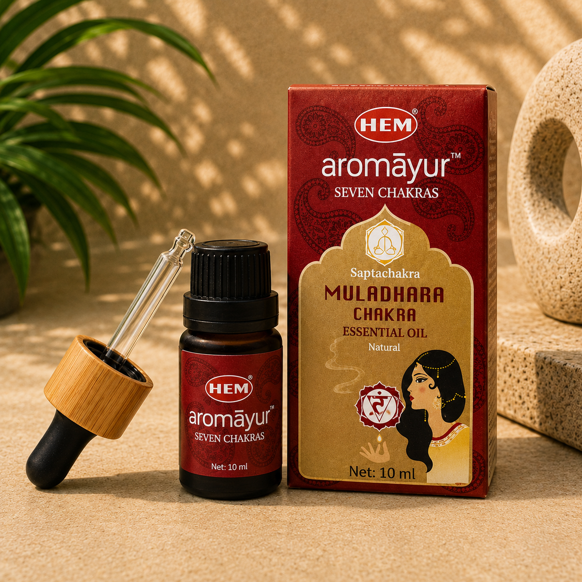 HEM Root Chakra (Muladhara) Essential Oil (10 ml)