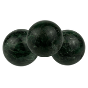 Emerald with Quartz Sphere - 2.5 inch