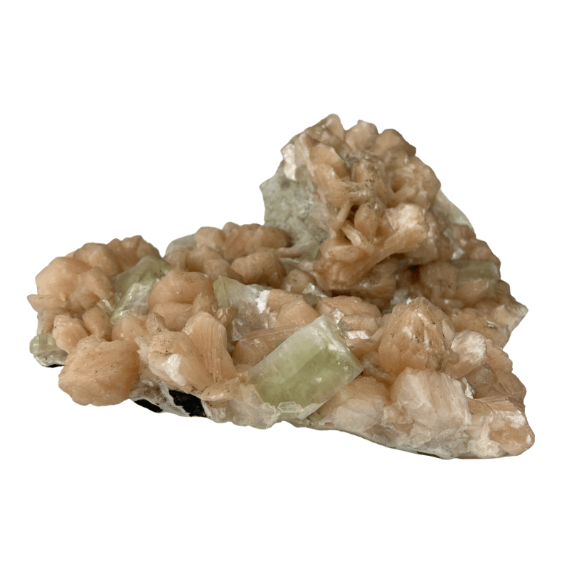 Apophyllite & Stilbite Free Standing Specimen - 10.25 inch