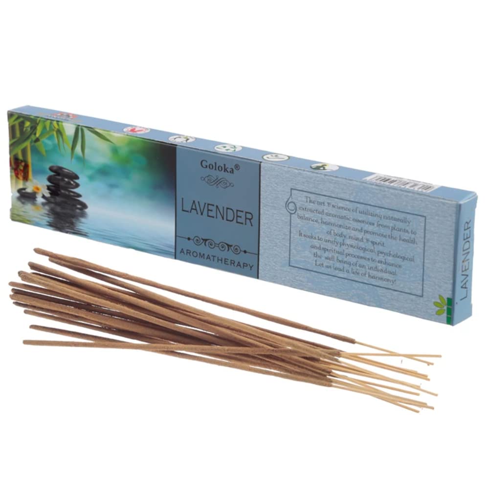 Goloka Lavender Incense Sticks (15g)