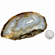 Natural Thick Agate Slice - 4.5-7.0 inch