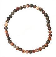 Brecciated Jasper 4-4.5mm Bead Bracelet - 7-7.25 inch