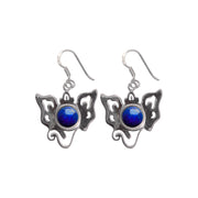 Ganesha Lapis Lazuli Sterling Silver Earrings