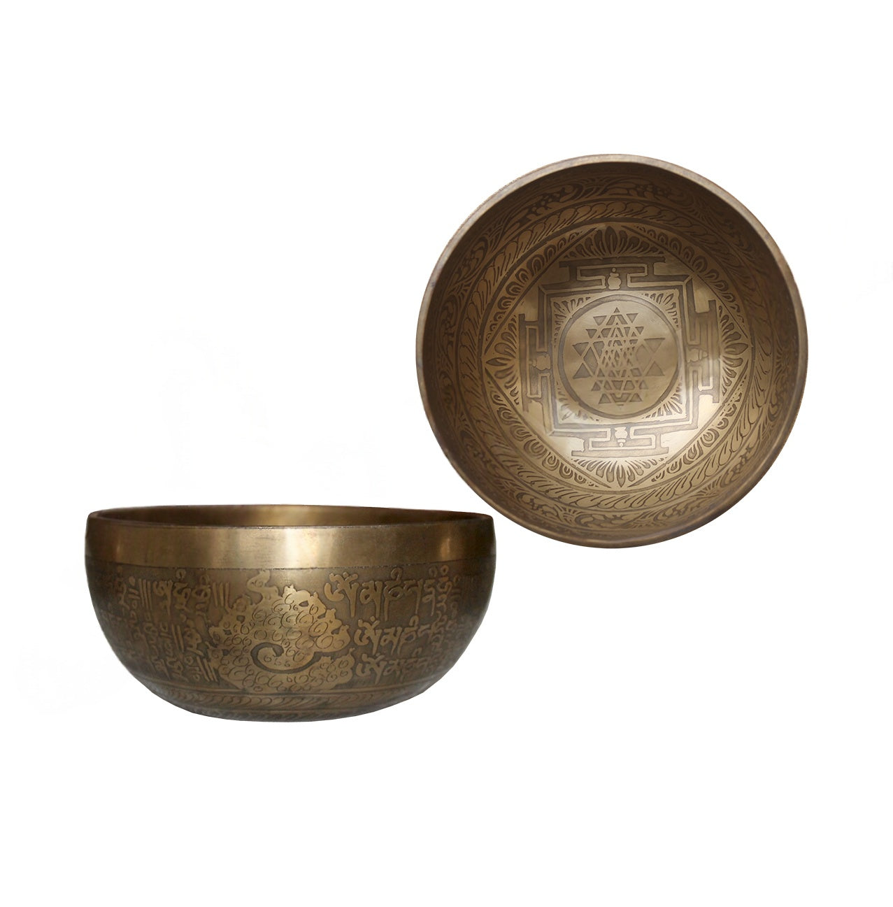 Singing Bowl Handmade Sri Yantra - 5 inch