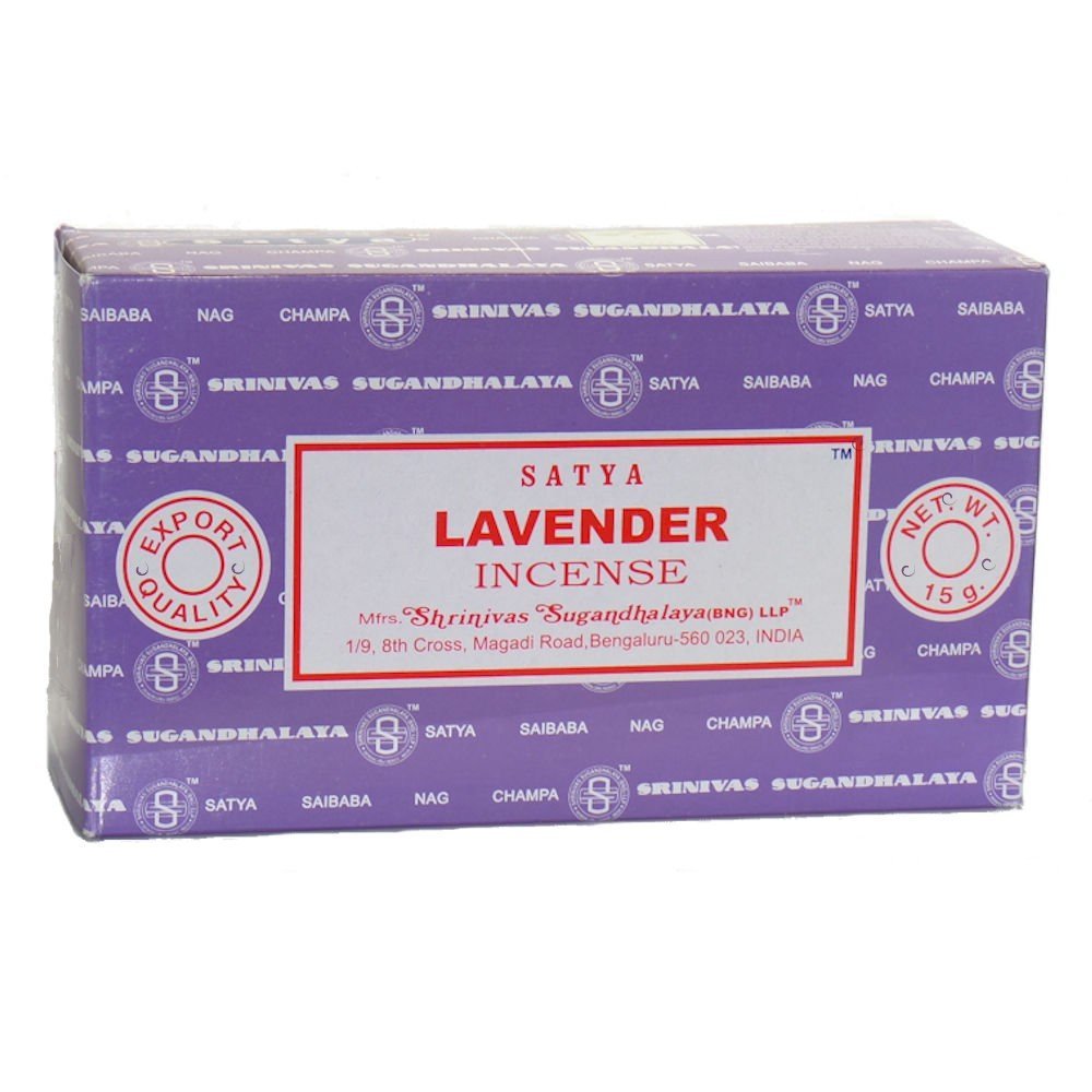 Satya Nag Champa Lavender Incense Sticks (15g)