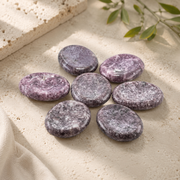 Lepidolite Worry Stone - 0.75 inch