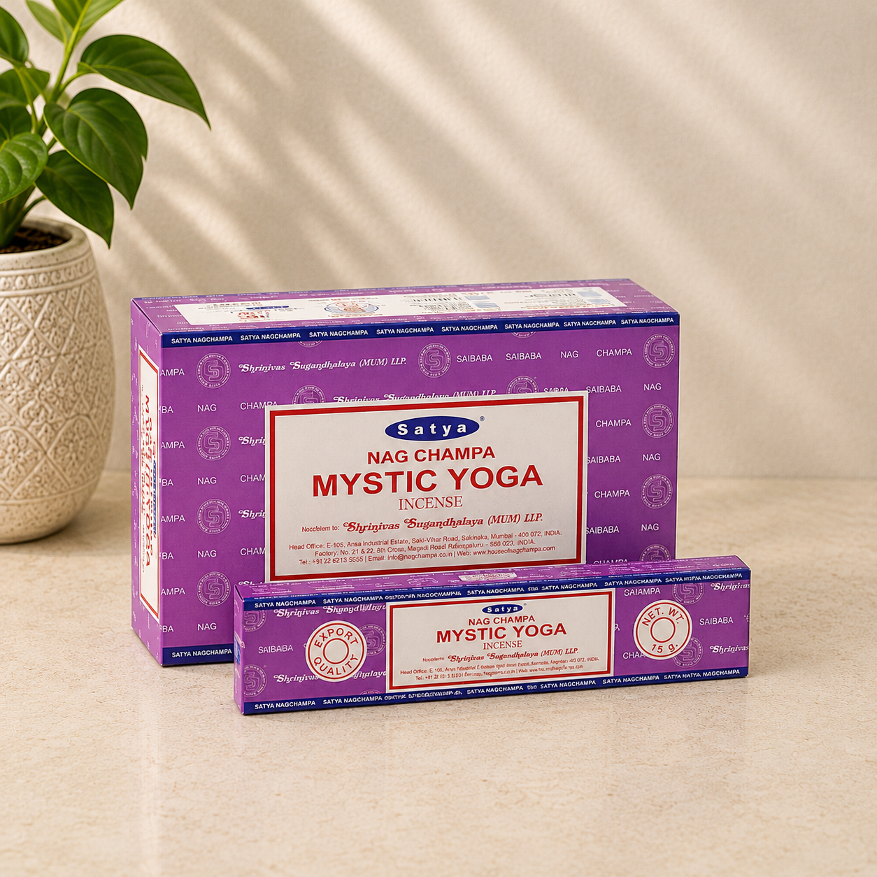 Satya Nag Champa Mystic Yoga Incense Sticks (15g)