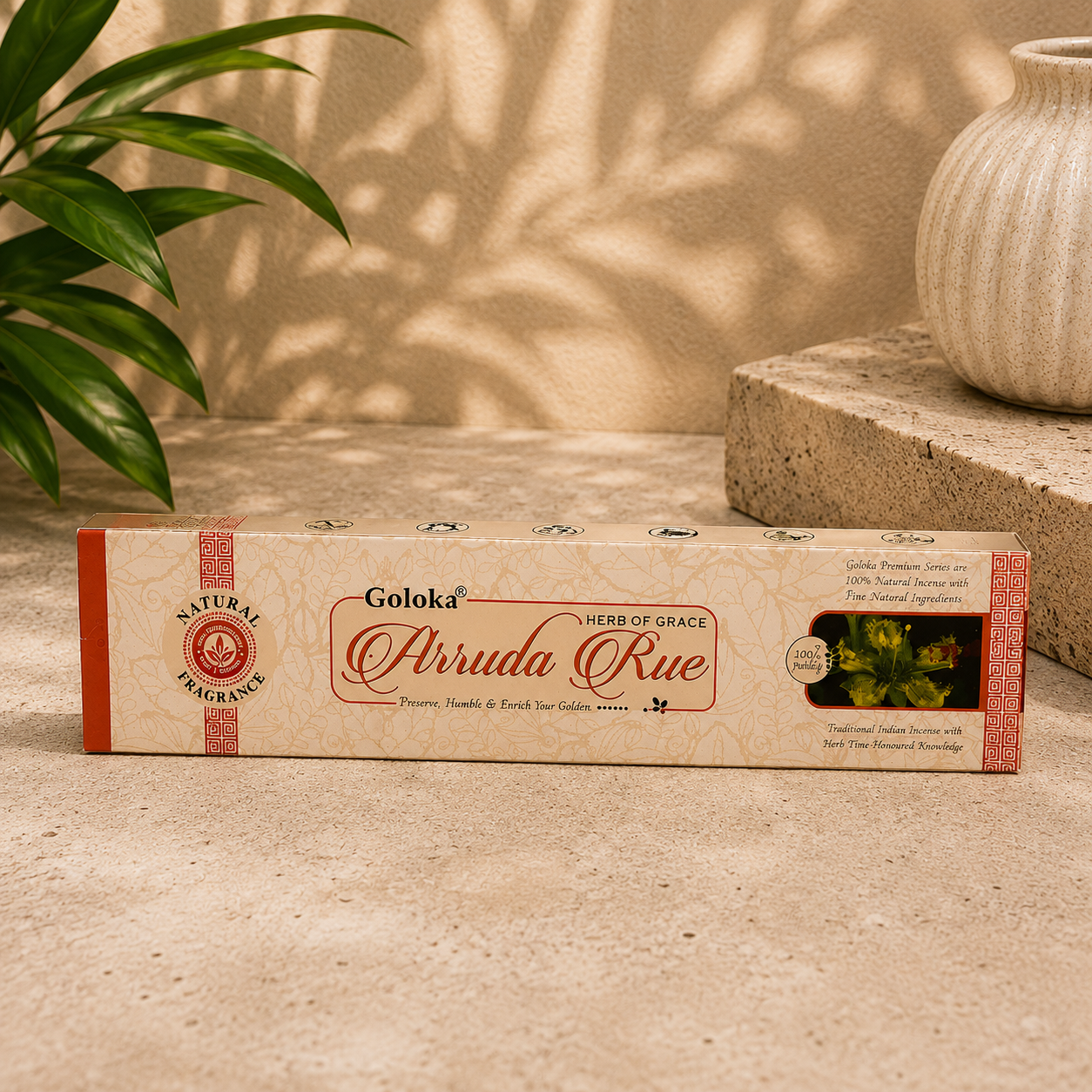 Goloka Arruda Rue Incense Sticks (15g)