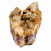 Amethyst with Phantom Quartz & Black Tourmaline Specimen - 2.25-4.5 inch