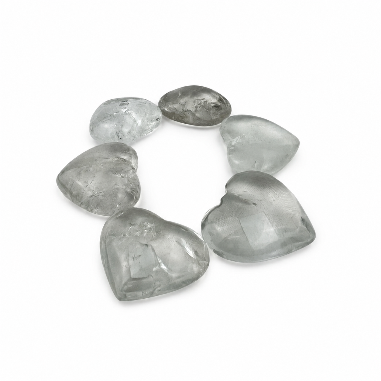 Clear Quartz Heart - 1.25-2 inch