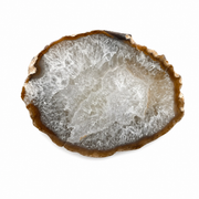 Natural Thick Agate Slice - 4.5-7.0 inch