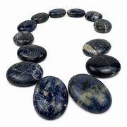Sodalite Palm Stone - 1.75 inch