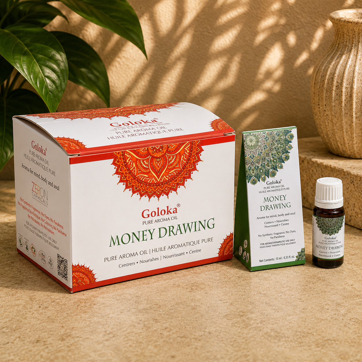 Goloka Money Drawing Aroma Oil (10 ml)