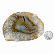 Natural Thick Agate Slice - 4.5-7.0 inch
