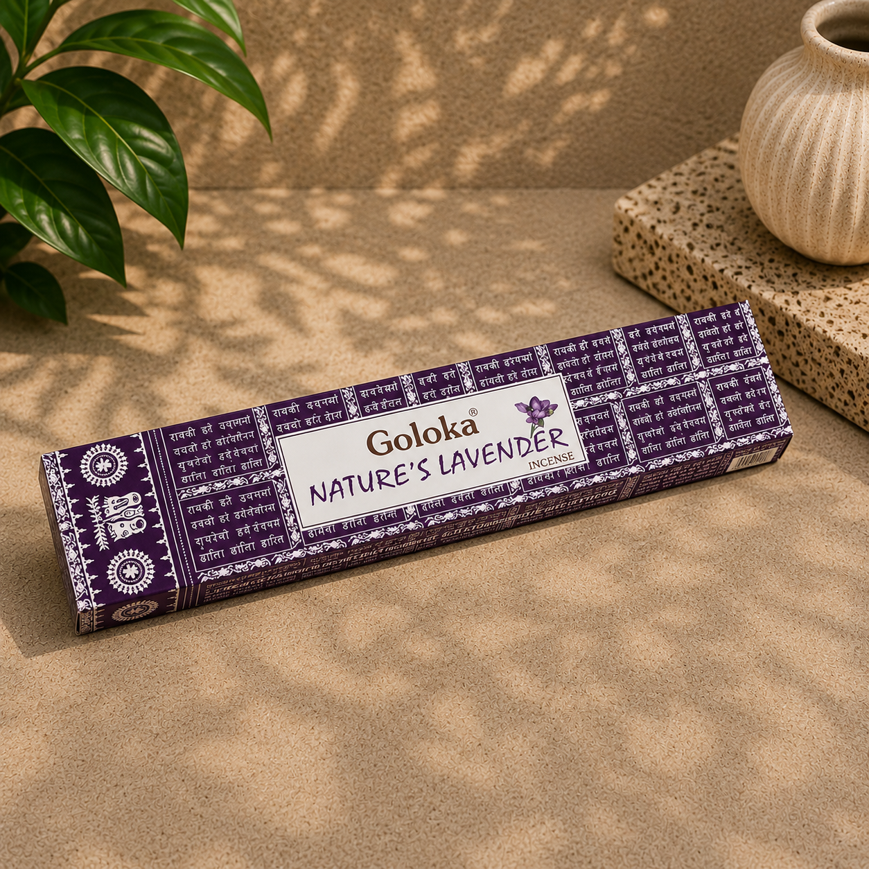 Goloka Nature's Lavender Incense Sticks (15g)