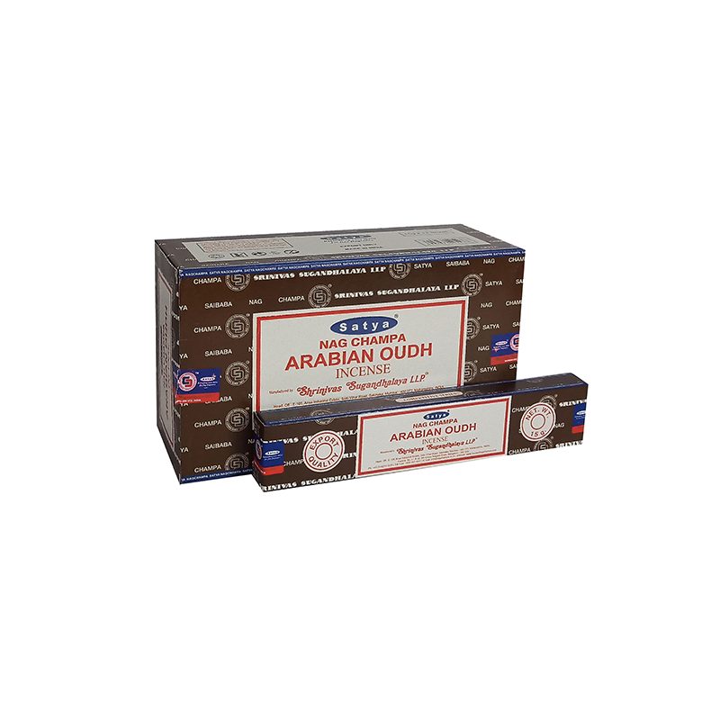Satya Nag Champa Arabian Oudh Incense Sticks (15g)