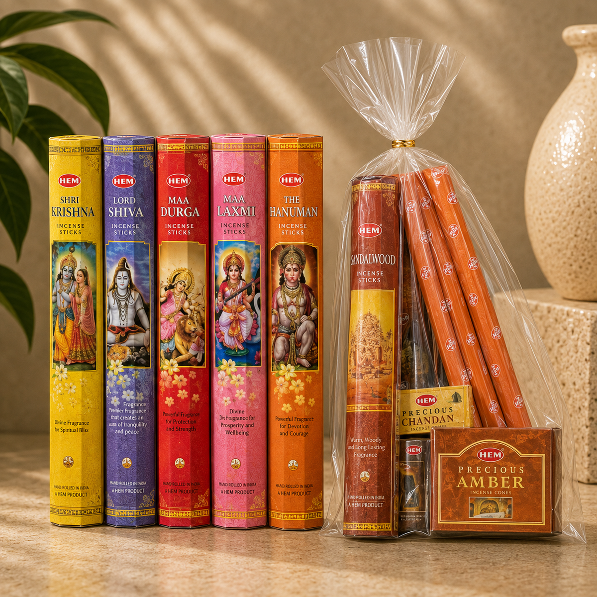 HEM Indian Gods & Goddesses Incense Gift Box (Assorted Set)