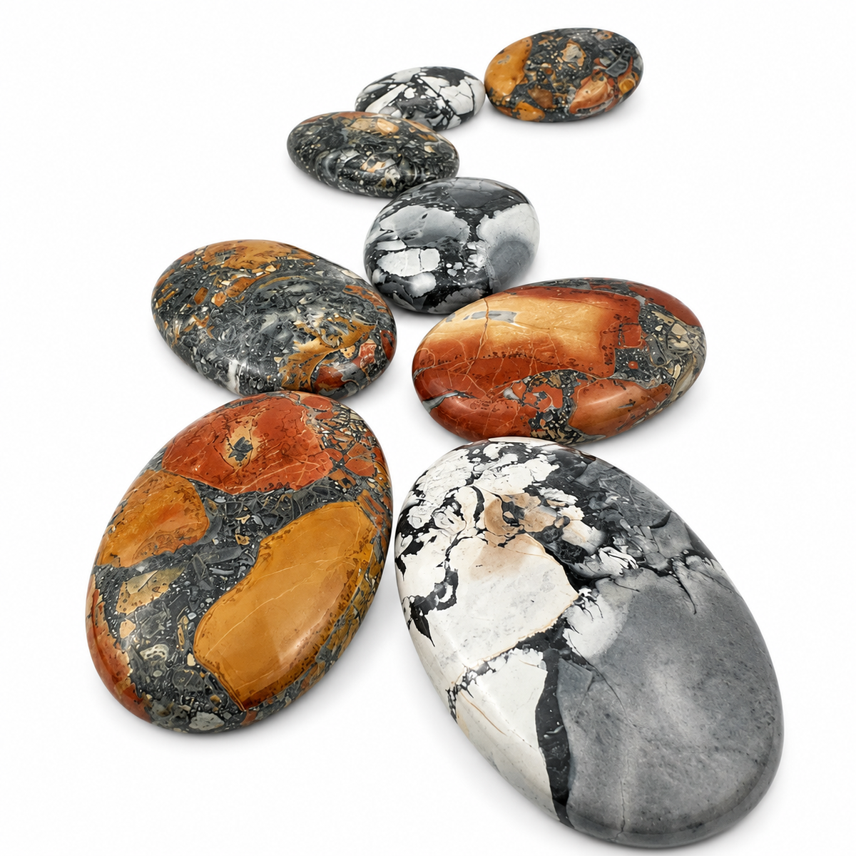 Maligano Jasper Palm Stone - 2.75 inch