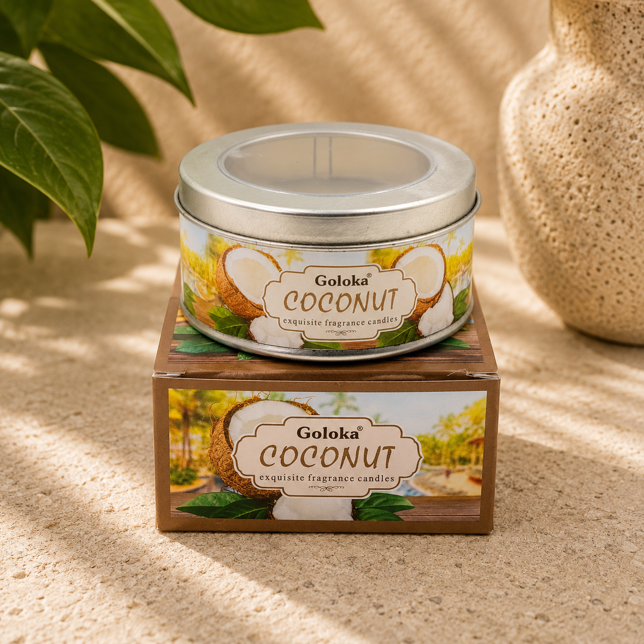 Goloka Coconut Travel Tin Candle