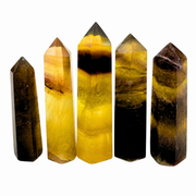 Yellow Fluorite Crystal Tower - 1.5-4.0 inch