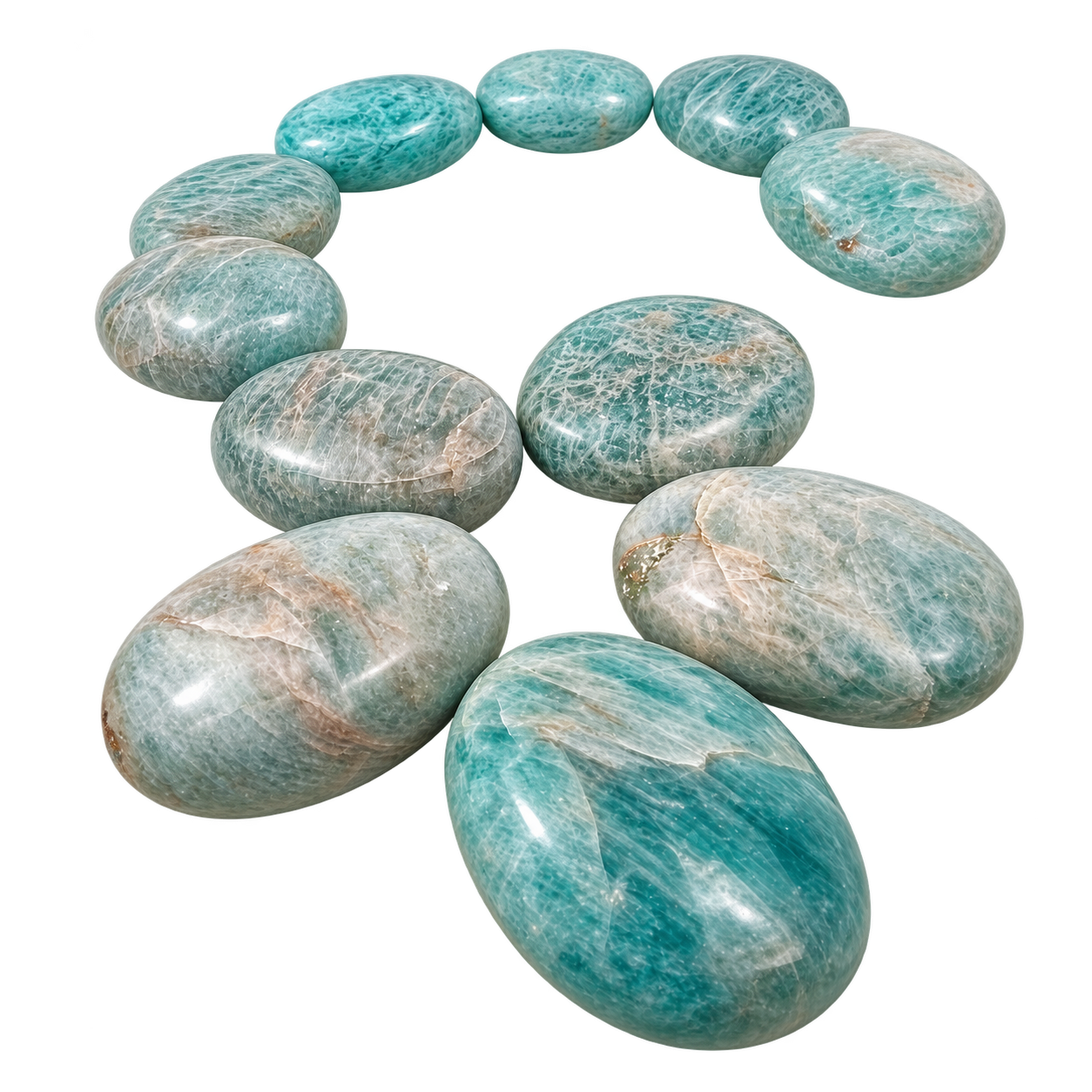 Amazonite Palm Stone - 2.0 inch