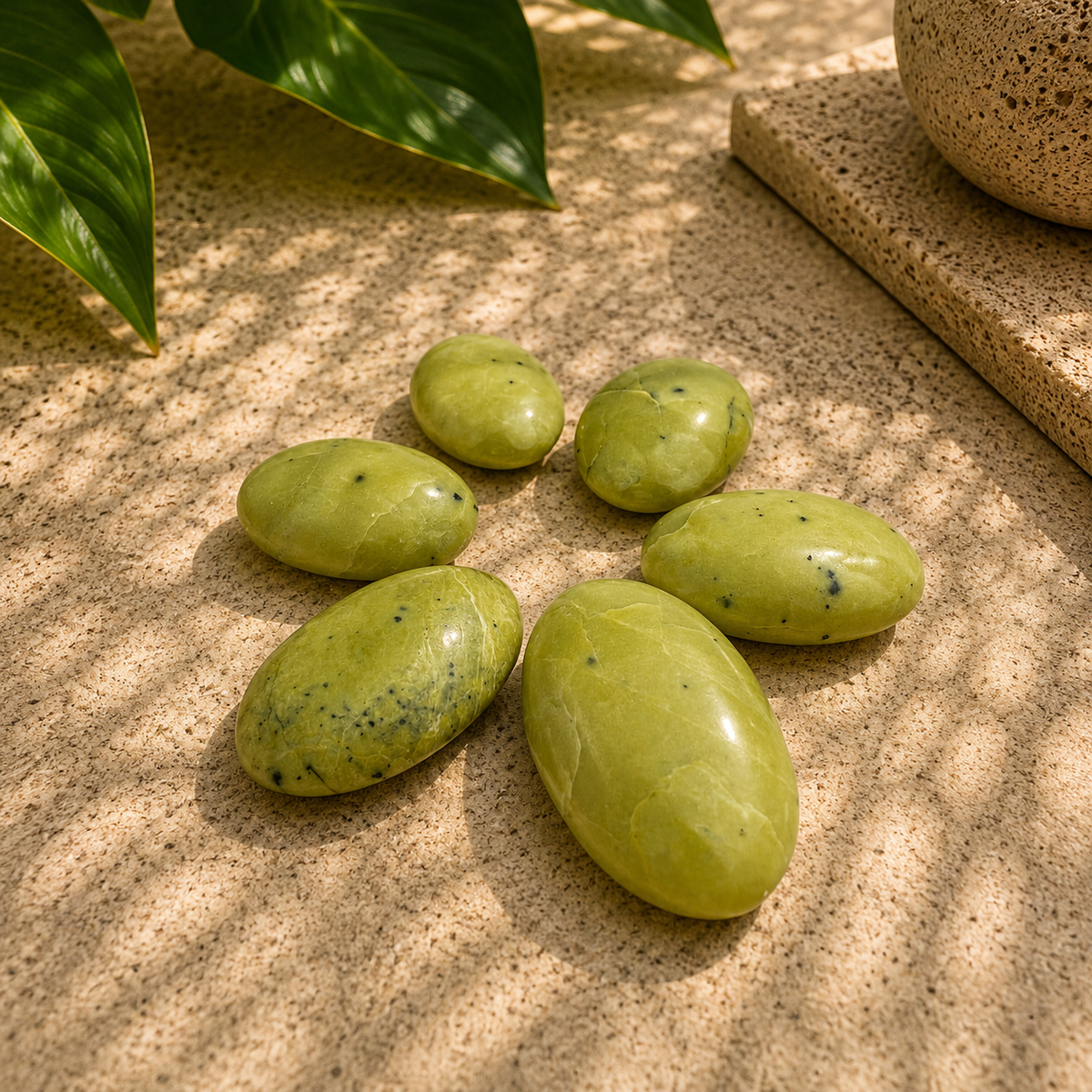 Healerite Palm Stone - 2.25-2.75 inch