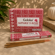 Goloka Nature's Rose Incense Sticks (15g)