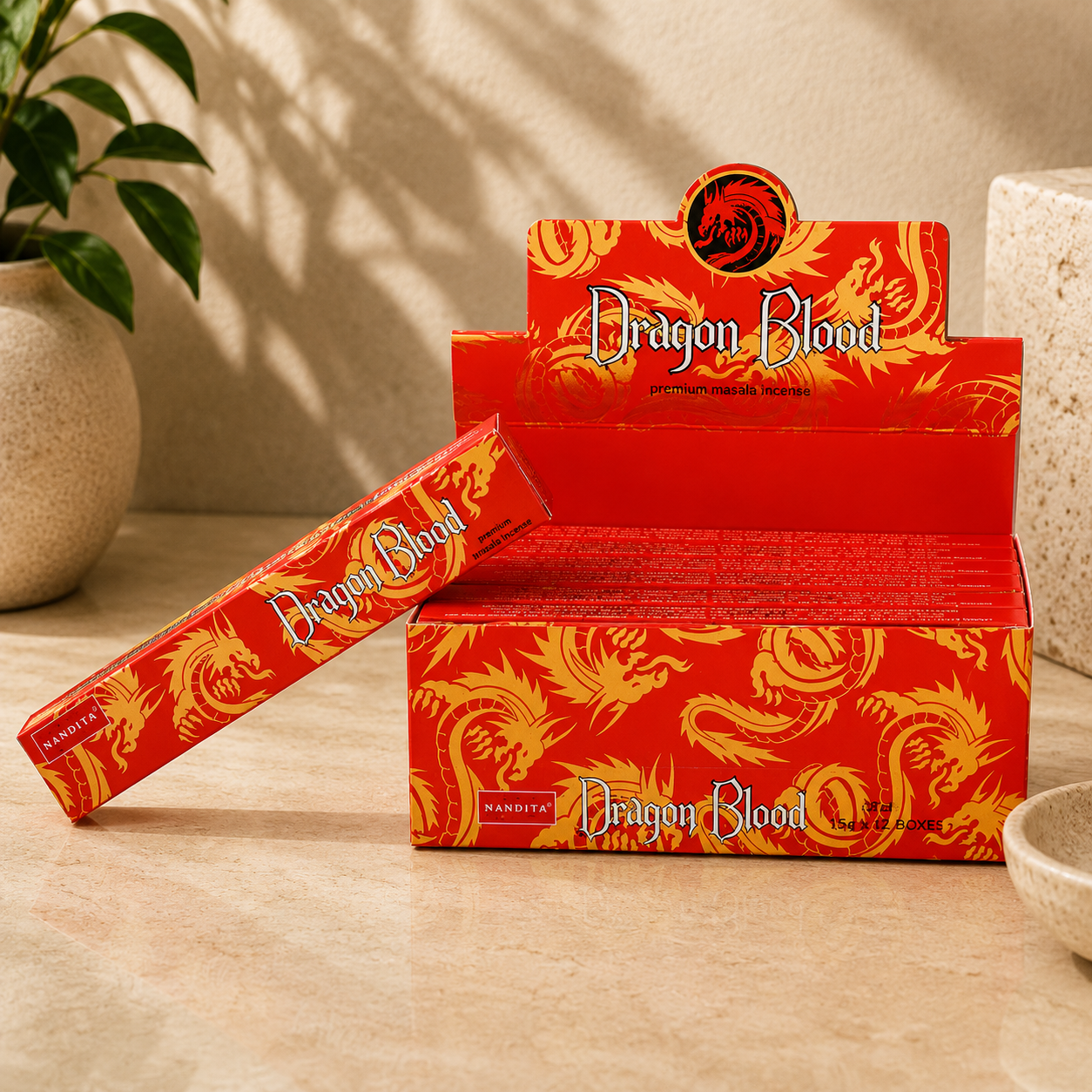 Nandita Dragon Blood Incense Sticks (15g)