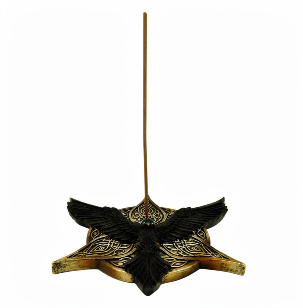 Raven Incense Holder - 5.25 inch