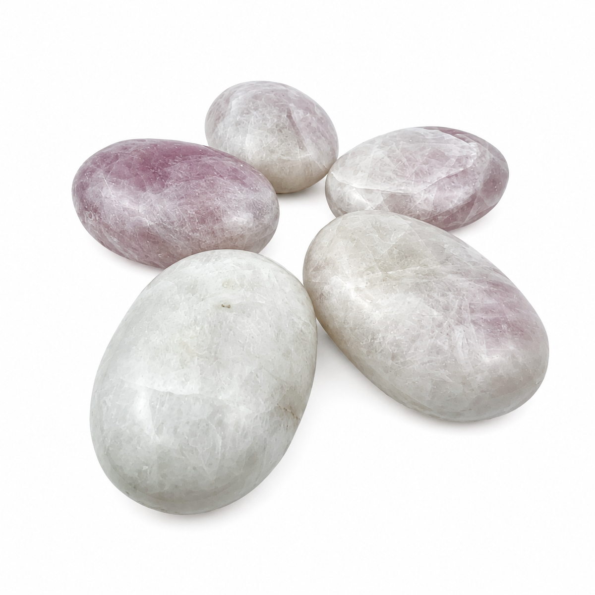Lavender Quartz Palm Stone - 2.5 inch