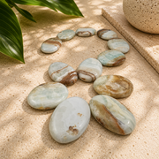 Caribbean Calcite Worry Stone - 1.75-2 inch