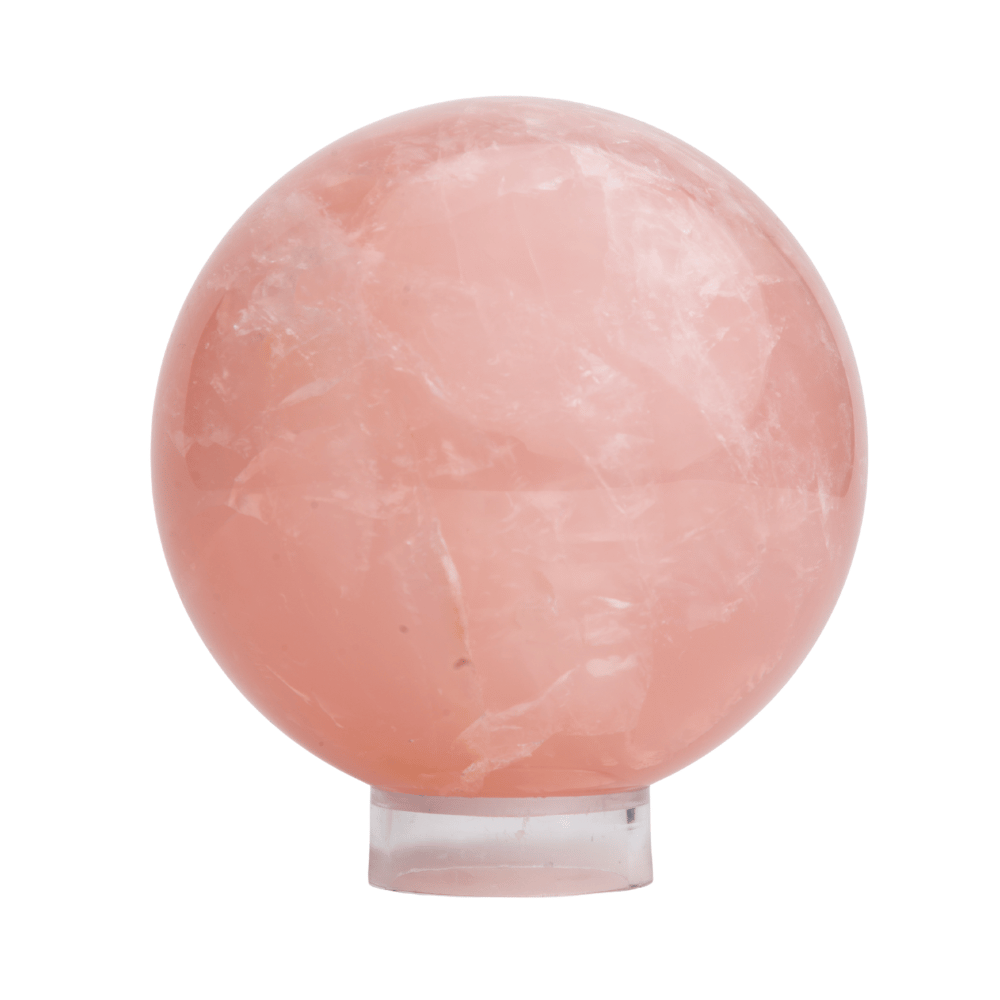 Rose Quartz Sphere - 4.5 inch
