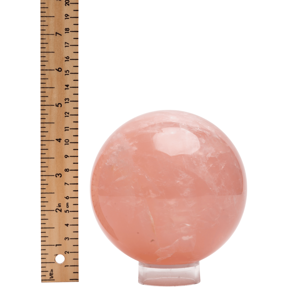 Rose Quartz Sphere - 4.5 inch