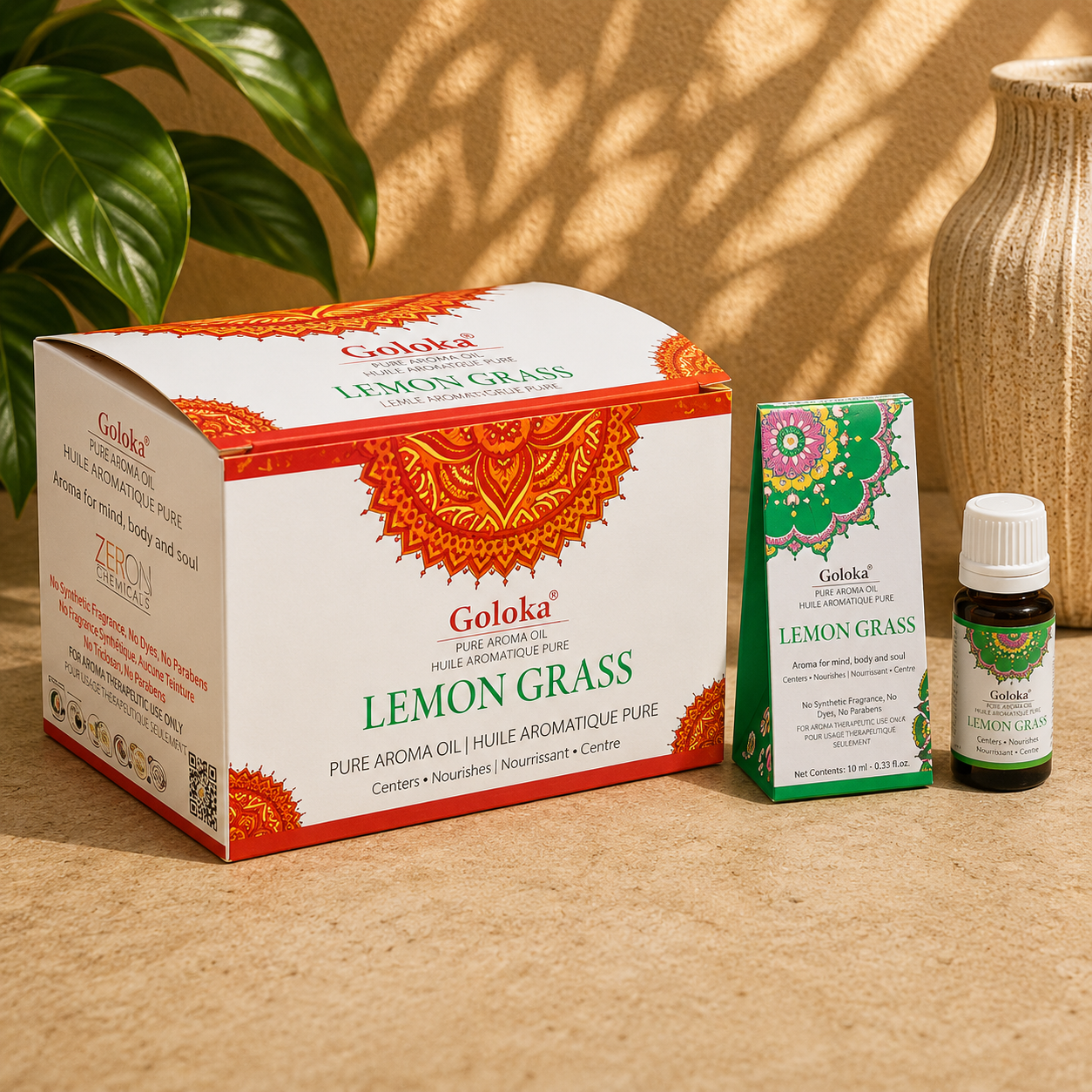 Goloka Lemongrass Pure Aroma Oil (10 ml)