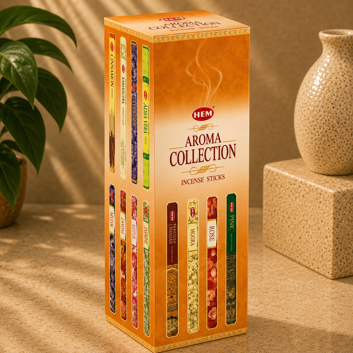 HEM Aroma Collection Incense Sticks Gift Box (125 Sticks)