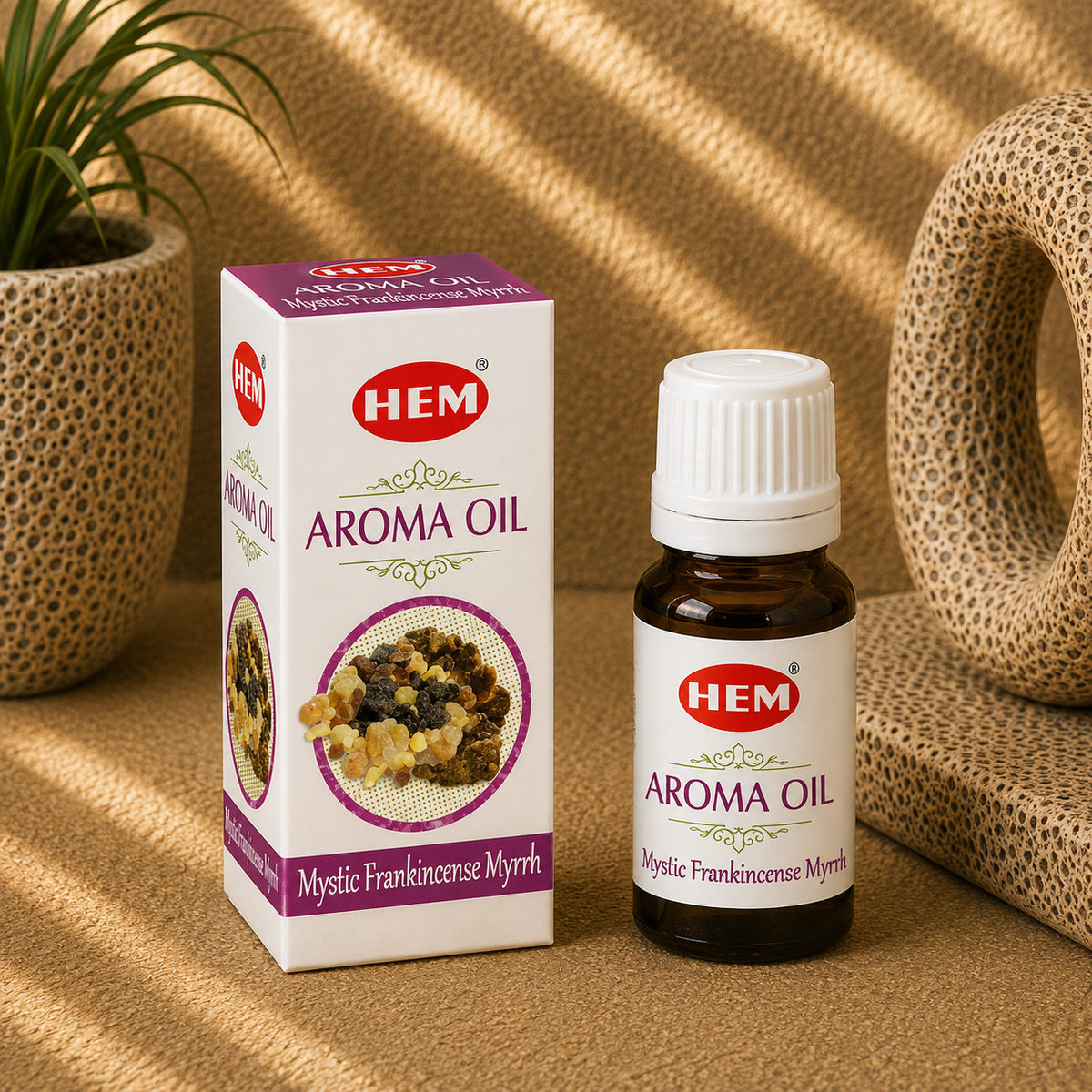 HEM Frankincense & Myrrh Aroma Oil (10 ml)