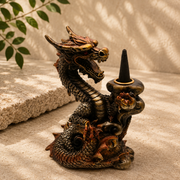 Coiled Dragon Backflow Burner - 6 inch