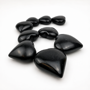 Black Onyx with Pyrite Heart - 2-2.25 inch