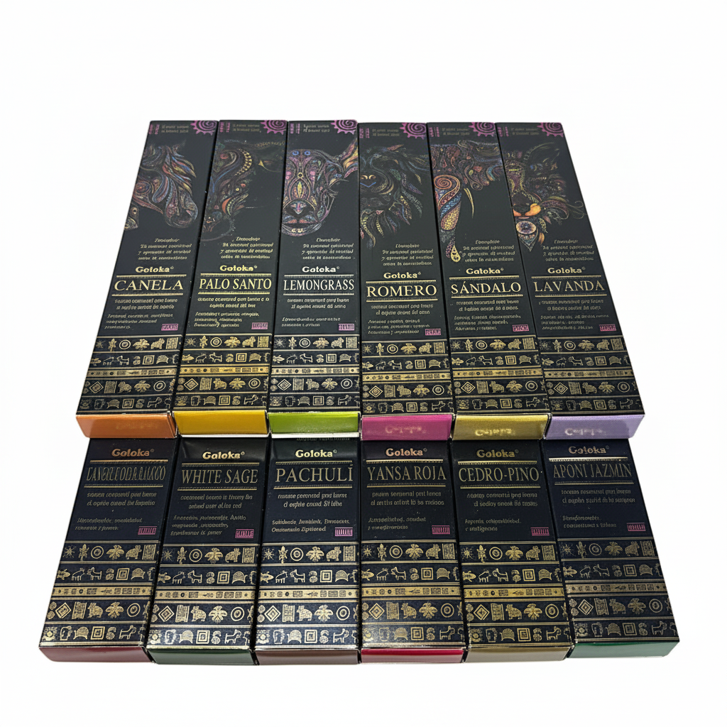 Goloka Animal Smudging Series Incense Sticks Gift Box (12 x 15g)