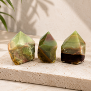 Green Aragonite Top Polished Point - 2.5-3.0 inch