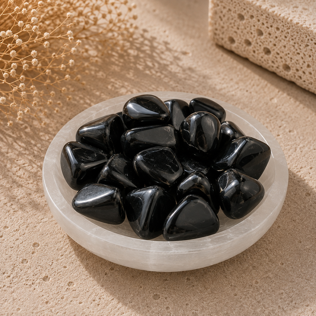 Shungite Tumbled Stone - 20-30 mm