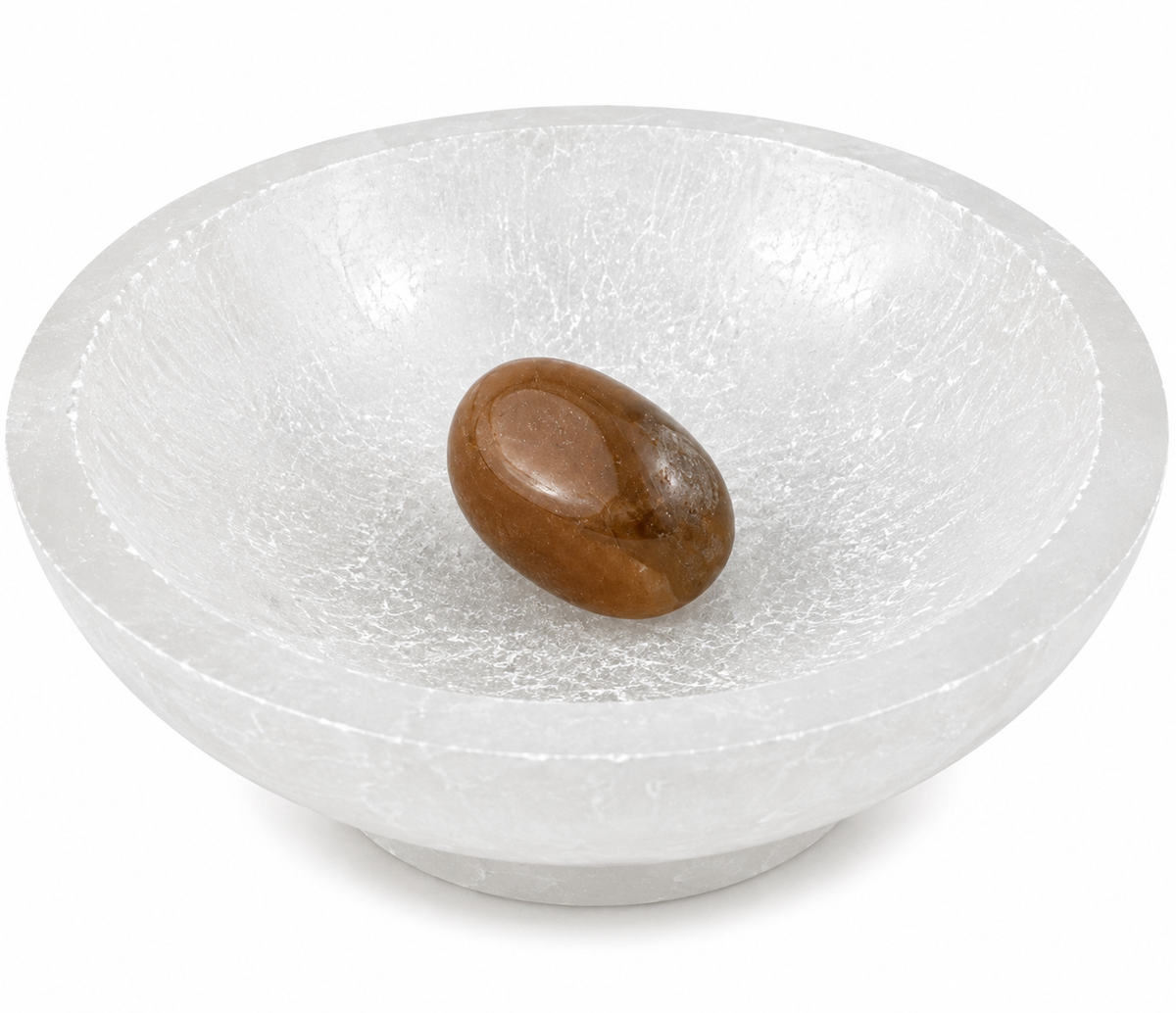 Peach Moonstone Tumbled Stone - 20-25 mm
