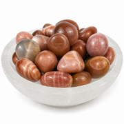 Peach Moonstone Tumbled Stone - 20-25 mm